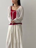 Linen Strap See-through Cardigan