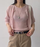 [Set Available] Beybel Linen Round Cardigan