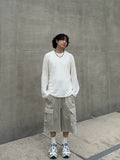 Pigment Light Cargo Half Pants