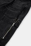 Code cargo bermuda denim pants