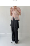 Ribbon Wrap Semi-Wide Slacks