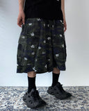 Flower Camo Cargo Bermuda Pants