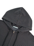 Kio Striped Zip Hoodie