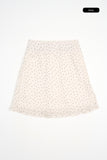 Selique dot frill skirt