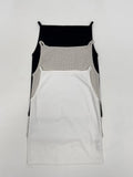 Minimal Square Ribbed Sleeveless