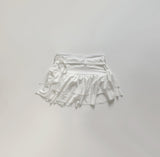 named strap frill skirt