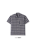 East Cropped Square Check Shirt