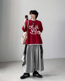 Dyeing Skirt Bermuda Shorts