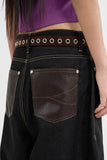 Single eyelet belt
