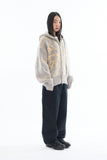 Cowichan heavy hood knit zip-up