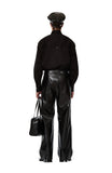 LEATHER BERET