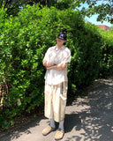 Work D-ring Bermuda Banding Pants