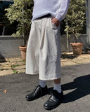 Mood Deep Tuck Bermuda Denim
