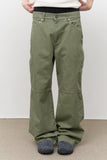 Cone Dyeing Zipper Pants