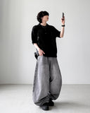 Cobble Washing Balloon Denim