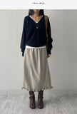 [Basic Item]Tolin V-Neck Tension Long-Sleeve T-Shirt