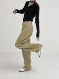 [unisex] Rivet Cargo Cotton Wide Pants