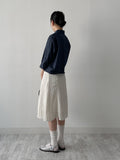 Wrinkle Mermaid Midi Skirt