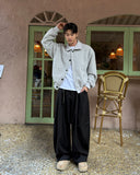 Elin Striped Wide Slacks