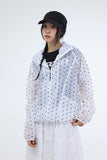 PRTN) Sheer Hoodie Windbreaker Jacket