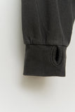 Gell Pigment Waffled Hooded Top