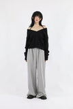 Back Circle Wide Pants