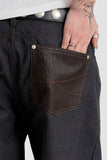 Radio raw denim pants