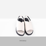 Benin Crinkle Platform Sandals