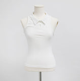 Myuji Collar Off-Shoulder Knit