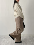 Frilled See-Through Layered Knit