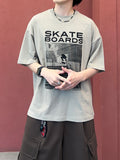 Skateboard Over Short Sleeve Tee