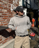 Terry Snap Crop Hoodie