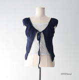 Via Punching Shirring T-shirt