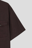 Beam Western Check Cropped Shirt