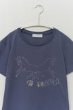 (W) Pony Printed Top