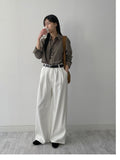 [Unisex] Solid Cotton Overfit Shirt