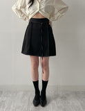 Stitch Banding Midi Skirt