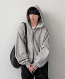 Bound Crop Hood Zip-Up