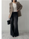 238 Back Pocket Semi-Bootcut Denim Pants