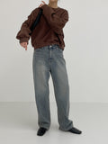 Tin Vintage Semi-Wide Denim Pants