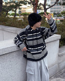 Multiple Stripe Hoodie