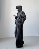 Elon Pigment Crop Hoodie