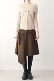 Hein D-ring Unbalanced Skirt
