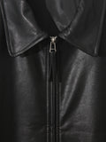 Storm Leather Zip Jacket