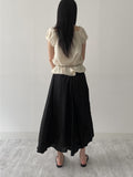 Shabet Square Neck Puff Blouse