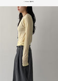 Tencel Slim See-through T-shirt
