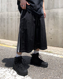 Nylon Track Stitch Bermuda Pants
