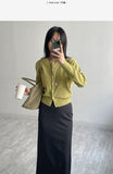 Basic Pencil Long Skirt