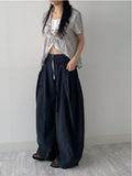 Harem Strap Balloon Fit Wide Pants