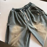 Adjust Banding Denim Pants